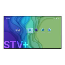 Newline STV-9824PLUS pantalla de señalización de 2,49 metros (98 pulgadas) LED, 400 cd/m², 4K Ultra HD, en color negro y con pantalla táctil. SKU: STV-9824P