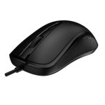 Vista del Nilox MOUSB1014, un ratón óptico USB tipo A, ideal para oficina con resolución de 2400 DPI.