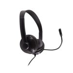 Auriculares Nilox con conexión USB y micrófono integrado para PC, modelo NXAU0000001