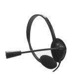 Nilox NXAU0000002 auricular tipo diadema para oficina y centro de llamadas, alámbrico con conexión USB tipo A en color negro