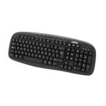 Nilox TECLADO USB MULTIMEDIA ESP con diseño ergonómico, modelo NXKBE000001, teclado para oficina o uso doméstico con botones multimedia
