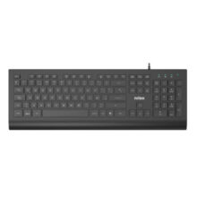 Nilox NXKBE000014 teclado de oficina USB con diseño en español y color negro, ideal para un uso duradero y eficiente