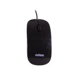 Nilox Combo USB - teclado y ratón flat de diseño elegante y cómodo, modelo SKU NXKME000004