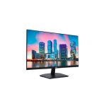 Monitor Nilox modelo NXM24FHD12 con pantalla de 24 pulgadas, resolución Full HD 1920x1080, tecnología LED IPS, tiempo de respuesta de 5 ms, conectividad HDMI y VGA, color negro.