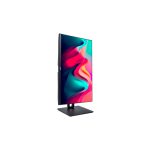 Monitor Nilox de 24 pulgadas LED IPS Full HD con tiempo de respuesta de 5ms, regulable, conexiones HDMI, DP y VGA, SKU NXM24REG11