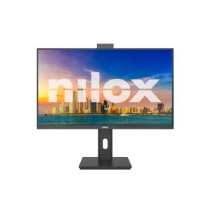 Pantalla Nilox NXM24RWEB02B para PC de 61 cm (24 pulgadas), resolución Full HD y tecnología LED en color negro