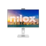 Monitor Nilox NXM24RWEB02W de 24 pulgadas, resolución 1920 x 1080, Full HD, LED, color blanco