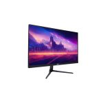 Imagen del monitor Nilox NXM272KD11 de 27 pulgadas con panel IPS, resolución 2K de 2560 x 1440 píxeles, frecuencia de 165Hz, tiempo de respuesta de 1ms, soporte G-SYNC y puertos 2HDMI DP USB en color negro.