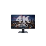 Monitor Nilox de 27 pulgadas, pantalla IPS 4K, 350 nits, con 2 puertos HDMI, DisplayPort, USB, tiempo de respuesta de 5ms y resolución 3840 x 2160 pixeles, SKU NXM274KD11