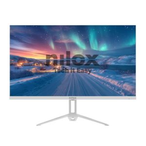 Nilox NXM27FHD100W, monitor de PC blanco de 27 pulgadas con pantalla Full HD y diseño elegante