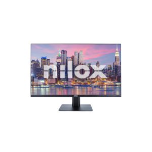 Nilox MONITOR NXM27FHD112 de 27 pulgadas, resolución FULLHD 1920 x 1080 píxeles, panel IPS, frecuencia de 100HZ, conexiones HDMI/DP, color negro