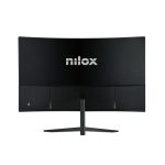 Monitor Nilox NXM27FHD18001, pantalla de 27 pulgadas, resolución 1920 x 1080 píxeles, tecnología LED, color negro. SKU: NXM27FHD18001