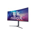 Nilox MONITOR 34 pulgadas NXM344KD11 UltraWide 4K, curvo, 144Hz, 2 HDMI, 2 DP, 1ms, pantalla LED para PC, 3440 x 1440 píxeles, color negro.