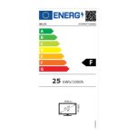 Monitor Nilox de 24 pulgadas con pantalla LED Full HD, resolución 1080 x 1920 píxeles y color negro, NXMMPVT240002