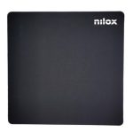 Nilox Alfombrilla para ratones negra, superficie antideslizante, SKU NXMP011