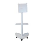 OMB Gyro Trolley 165,1 cm (65 pulgadas) en color blanco, ideal para monitores grandes, SKU 17122