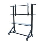 Imagen del OMB Video Trolley negro, soporte móvil para monitores de hasta 80 pulgadas, SKU 5008