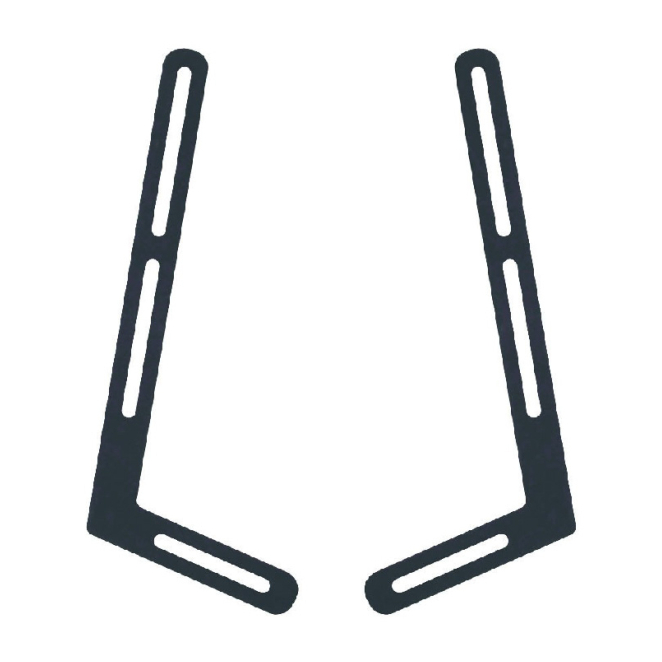 OMB Sound Bar Soporte para TV Negro Ajustable Soporte para TV negro de la marca OMB, modelo 6168, diseñado para integrar barras de sonido y mejorar la experiencia de audio.