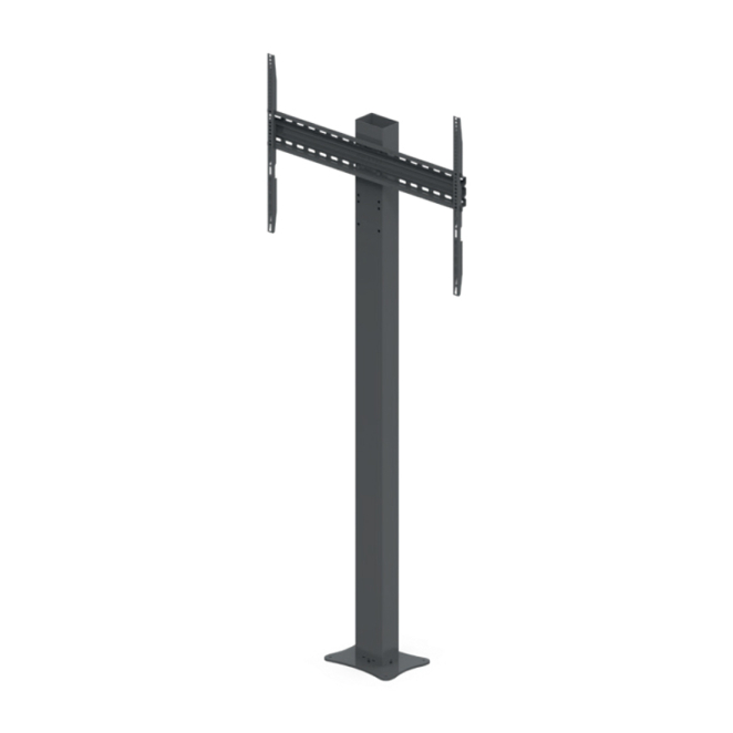 OMB Window Stand 165,1 cm (65″) Negro 1 OMB Window Stand 165,1 cm (65″) Negro en un salón moderno