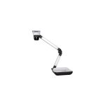 Imagen de la cámara de documentos Optoma de 8MP, color negro y blanco, con zoom 136x, sensor CMOS de 25.4 / 3.2 mm y conectividad USB 2.0. SKU DC556