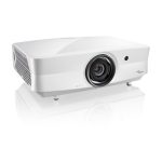 Optoma UHZ65LV videoproyector de alcance estándar con 5000 lúmenes ANSI, DMD 3D, resolución UHD 4K (3840x2160) en color blanco. SKU: E1P0A3LWE1Z1
