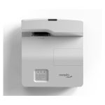 Proyector Optoma W340UST Blanco de alcance ultracorto con 4000 lúmenes ANSI, DLP, resolución WXGA 1280x800 y soporte 3D. SKU E1P1A1FWE1Z2.