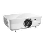Proyector blanco Optoma ZK507-W con 5000 lúmenes ANSI, tecnología DLP, resolución UHD 4K 3840x2160 y soporte 3D, SKU E1P1A3LWE1Z1