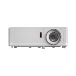 Proyector Optoma ZH507+ de alcance estándar con 5500 lúmenes ANSI, tecnología DLP, resolución 1080p (1920x1080) y capacidad 3D, SKU E9PD7K502EZ1