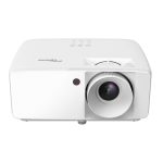 Optoma ZH350 proyector de alcance estándar con 3600 lúmenes, resolución 1080p, soporte 3D y color blanco. SKU: E9PD7KK01EZ1