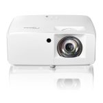 Optoma ZH350ST proyector blanco de corto alcance, 3500 lúmenes ANSI, DLP 1080p (1920x1080), 3D, SKU E9PD7KK31EZ3