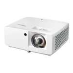 Optoma GT2000HDR Proyector de corto alcance blanco de 3500 lúmenes ANSI, resolución 1080p, 3D, SKU E9PD7KK31EZ4
