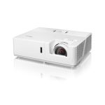 Optoma ZU707T, proyector de alcance estándar con 7000 lúmenes ANSI, tecnología DLP, resolución WUXGA 1920x1200, compatible 3D, color blanco. SKU: E9PD7L102EZ1