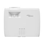 Proyector Optoma ZH420 de alcance estándar con 4300 lúmenes ANSI, resolución 1080p y 3D, modelo E9PD7L301EZ1