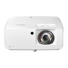 Optoma ZK430ST, proyector de corto alcance, 3700 lúmenes ANSI, DLP UHD 4K (3840x2160), 3D, color blanco, SKU E9PD7LD11EZ1