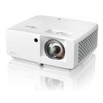 Proyector blanco de corto alcance Optoma UHZ35ST con 3500 lúmenes ANSI, tecnología DLP y resolución UHD 4K (3840x2160), SKU E9PD7LD11EZ2