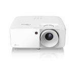 Proyector Optoma ZH520 blanco con 5500 lúmenes ANSI, resolución 1080p (1920x1080), tecnología DLP 3D. SKU E9PD7M201EZ1