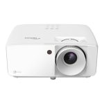 Proyector Optoma ZH520 blanco con 5500 lúmenes ANSI, resolución 1080p (1920x1080), tecnología DLP 3D. SKU E9PD7M201EZ1