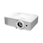 Proyector Optoma EH401 con 4000 lúmenes ANSI, resolución 1080p (1920x1080), tecnología DLP, soporte para 3D, color blanco. SKU: E9PV7GA10EZ1