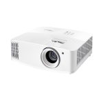 Optoma 4K400X Proyector de alcance estándar con 4000 lúmenes ANSI, resolución UHD 4K (3840x2160) y 3D, color blanco. SKU: E9PV7GL06EZ6