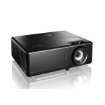 Proyector Optoma UHZ55 de alcance estándar, resolución UHD 4K (3840x2160), 3000 lúmenes ANSI, tecnología DLP y soporte 3D. SKU E9PV7JL01EZ4