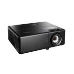 Proyector Optoma UHZ55 de alcance estándar, resolución UHD 4K (3840x2160), 3000 lúmenes ANSI, tecnología DLP y soporte 3D. SKU E9PV7JL01EZ4