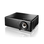 Proyector Optoma UHZ55 de alcance estándar, resolución UHD 4K (3840x2160), 3000 lúmenes ANSI, tecnología DLP y soporte 3D. SKU E9PV7JL01EZ4
