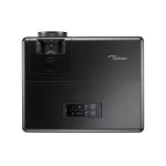 Proyector Optoma UHZ55 de alcance estándar, resolución UHD 4K (3840x2160), 3000 lúmenes ANSI, tecnología DLP y soporte 3D. SKU E9PV7JL01EZ4