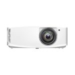 Proyector Optoma 4K400STx de corto alcance con 4000 lúmenes ANSI, resolución UHD 4K (3840x2160), tecnología DLP y compatible con 3D. SKU: E9PV7KJ01EZ2.