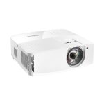 Proyector Optoma 4K400STx de corto alcance con 4000 lúmenes ANSI, resolución UHD 4K (3840x2160), tecnología DLP y compatible con 3D. SKU: E9PV7KJ01EZ2.