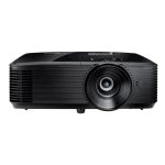 Imagen del proyector Optoma W371 de alcance estándar, 3800 lúmenes ANSI, DLP, resolución WXGA (1280x800), 3D, color negro, SKU E9PX7D701EZ3.