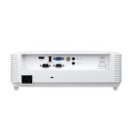 Optoma H117ST Proyector DLP de corto alcance con 3800 lúmenes ANSI, resolución WXGA (1280x800), soporte 3D, color blanco. SKU: E9PX7DR01EZ1