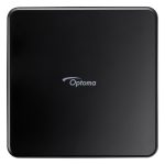 Imagen del Mini PC Optoma OCH100 en color negro, modelo ligero de 940 gramos, SKU H1AX00000270