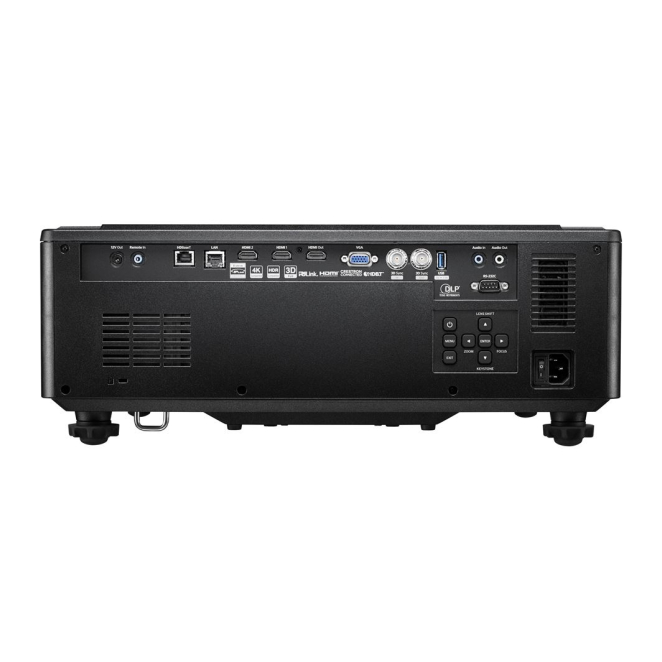 Optoma ZU920TST videoproyector Proyector de alcance ultracorto 9800 lúmenes ANSI DLP WUXGA (1920x1200) 3D Negro 3 Optoma ZU920TST proyector detalle trasera