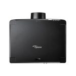 Imagen del proyector Optoma ZU820T con 7500 lúmenes ANSI, resolución WUXGA 1920x1200, tecnología DLP y capacidad 3D en color negro. SKU W9PD7KM01VZ1.